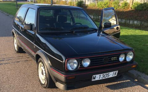 Golf GTI zwart 1988 marvsclassics transport